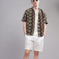 Oversize Printed Cuban shirt