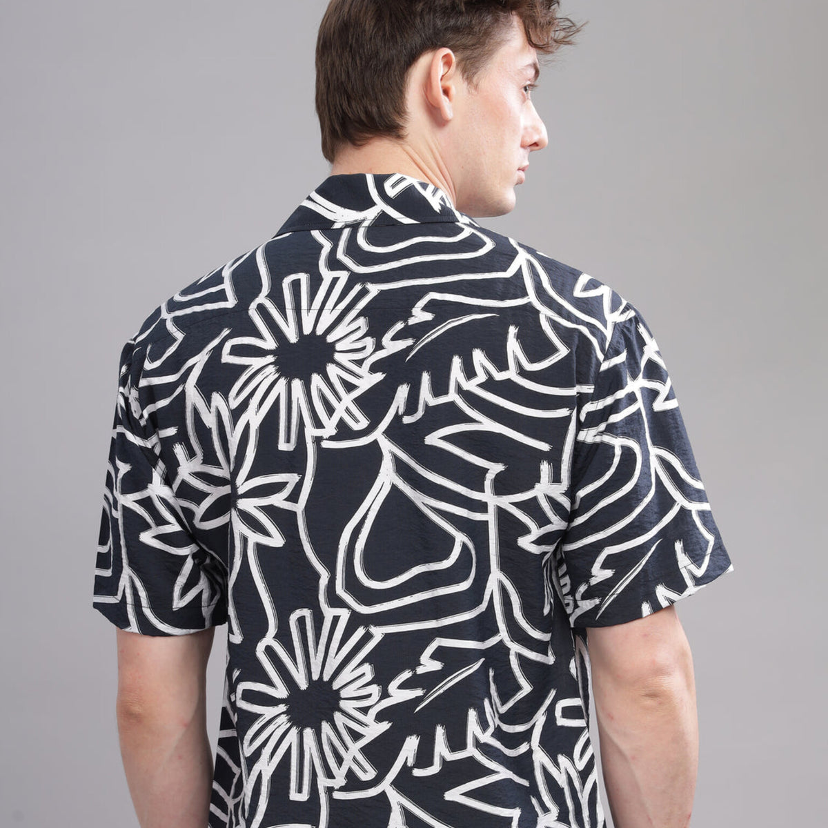 Oversize Printed Cuban shirt