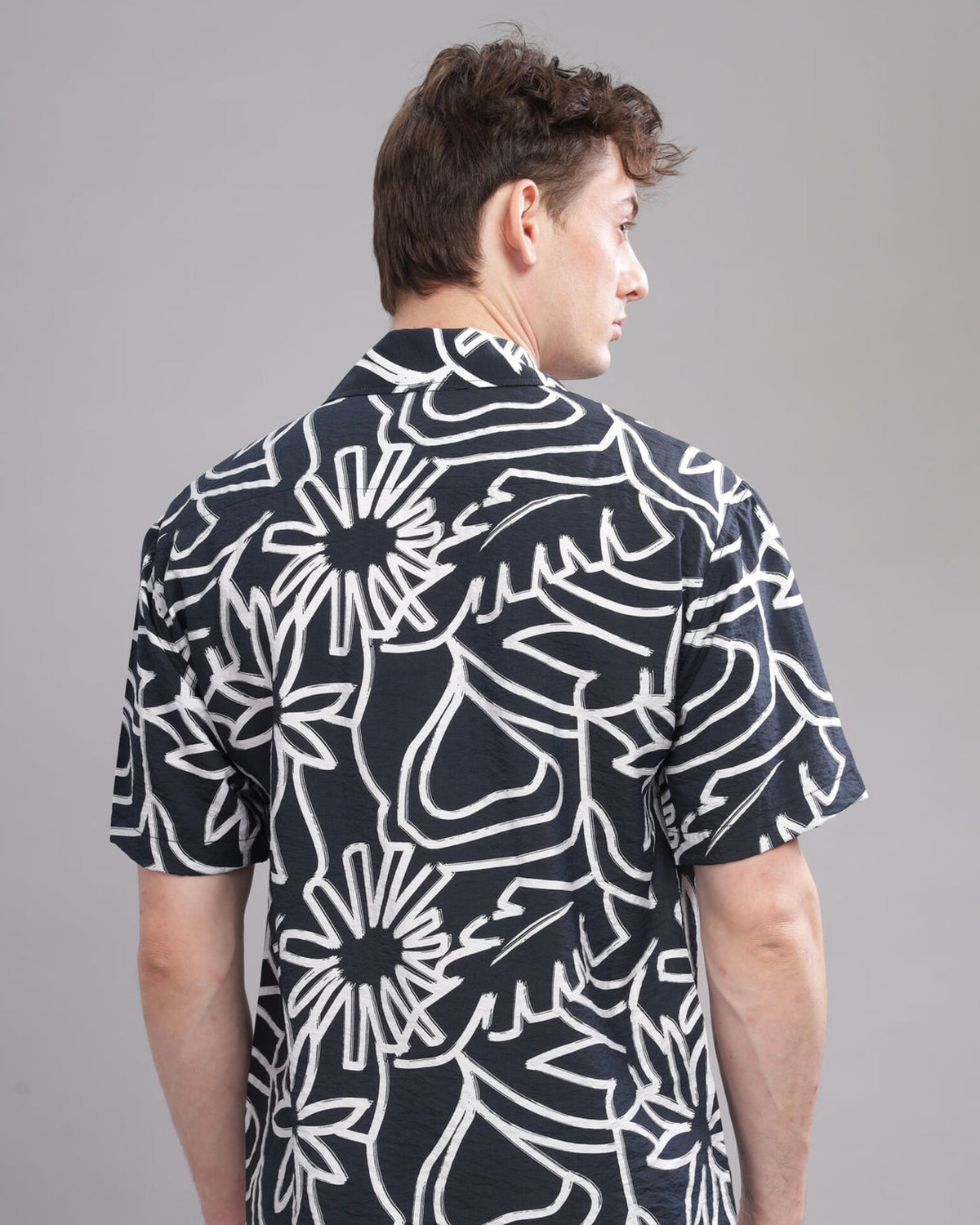 Oversize Printed Cuban shirt