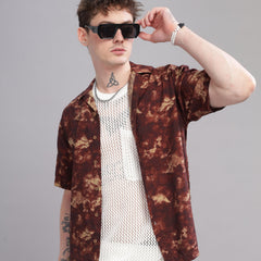 Oversize Printed Cuban shirt