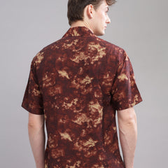 Oversize Printed Cuban shirt