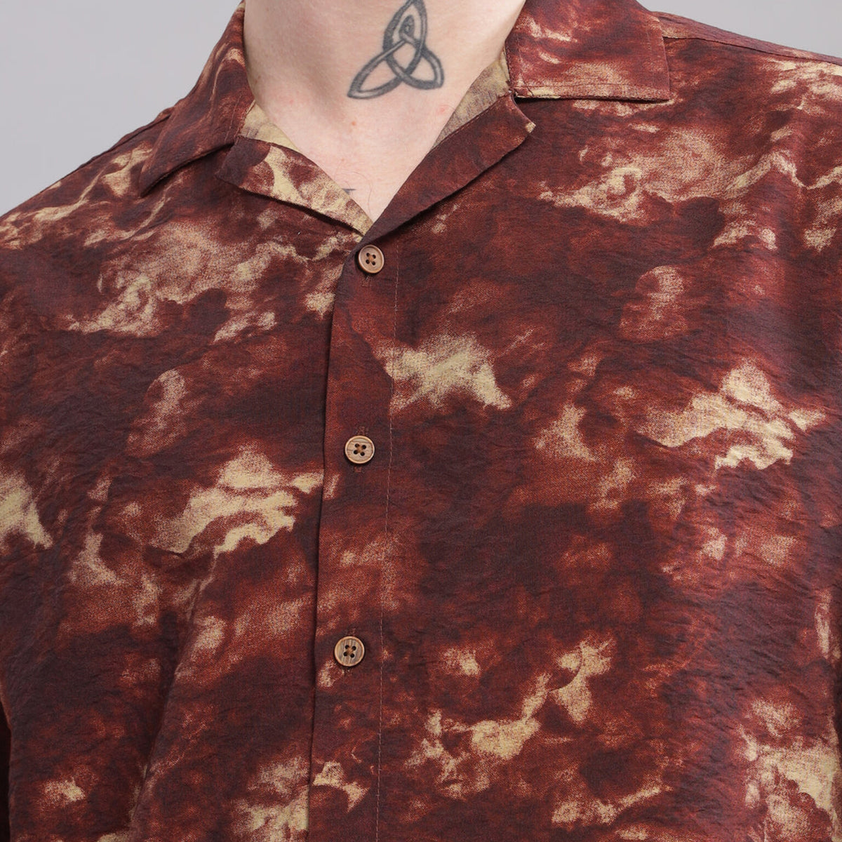 Oversize Printed Cuban shirt