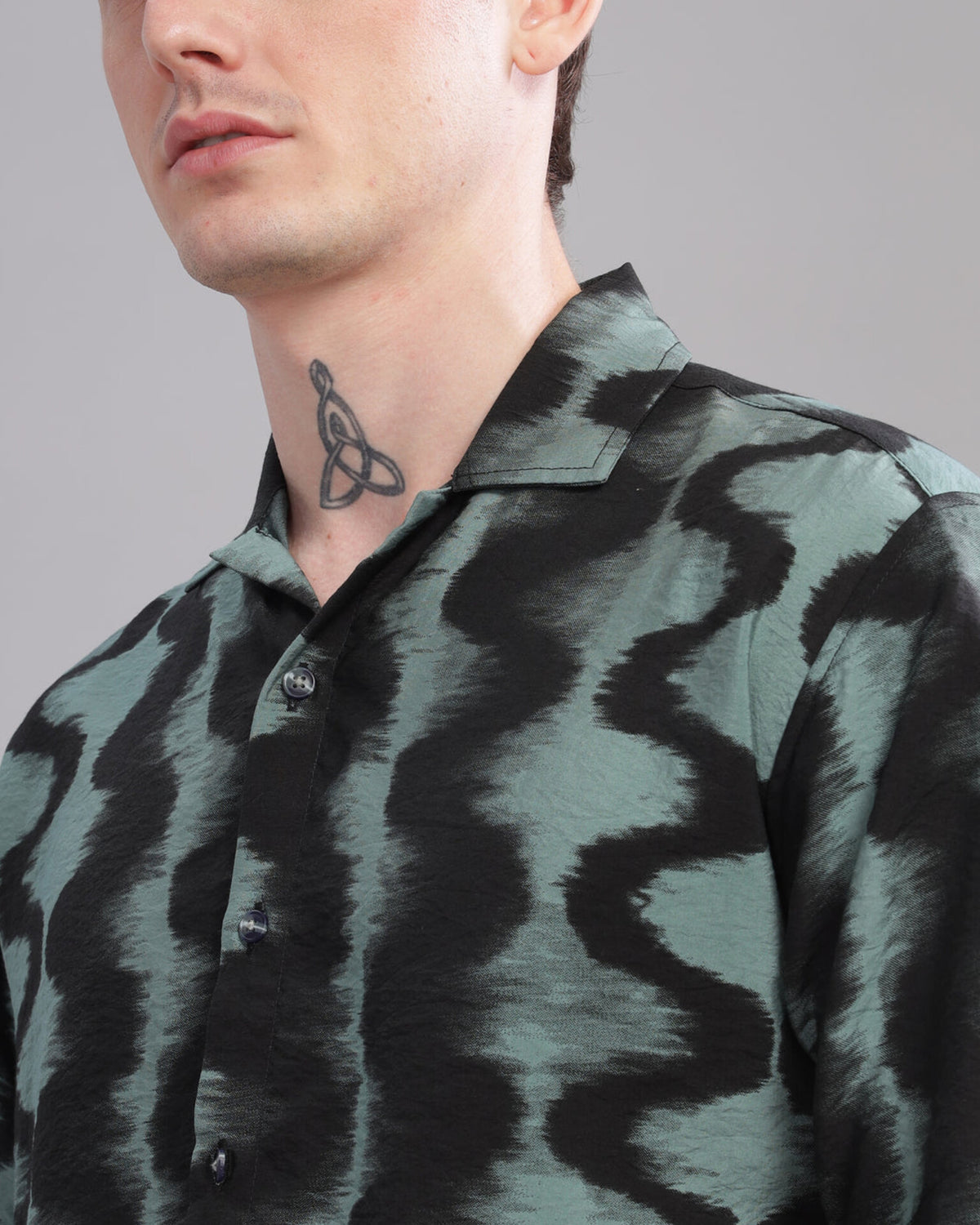 Oversize Printed Cuban shirt
