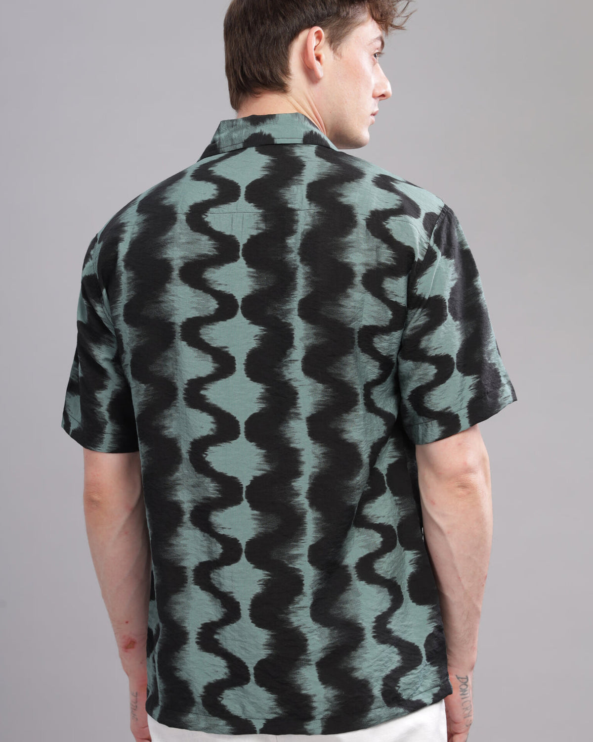 Oversize Printed Cuban shirt