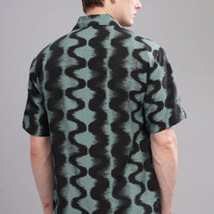 Oversize Printed Cuban shirt
