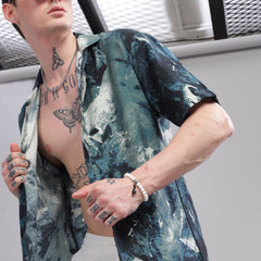 Oversize Printed Cuban shirt