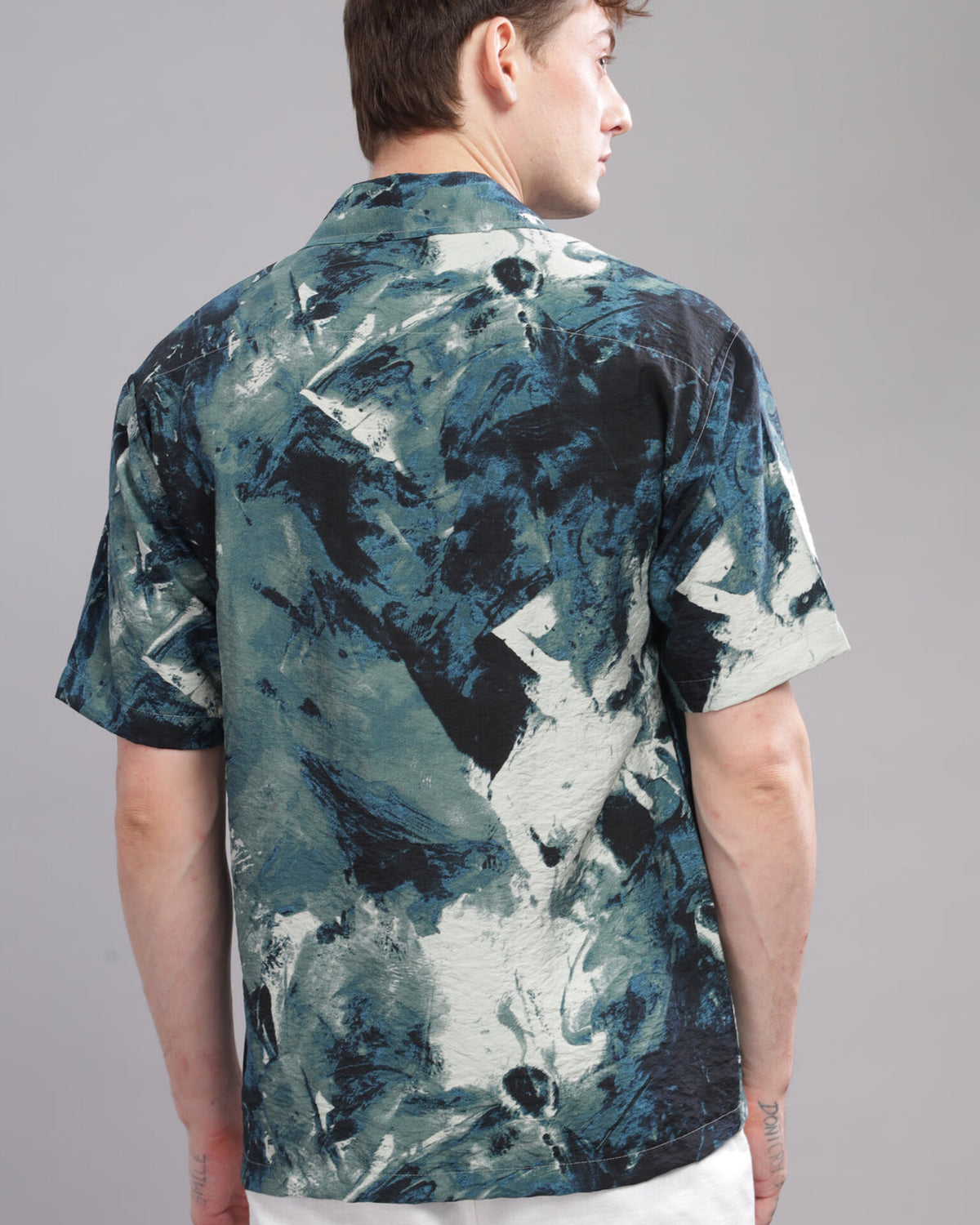 Oversize Printed Cuban shirt
