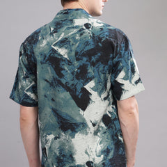 Oversize Printed Cuban shirt