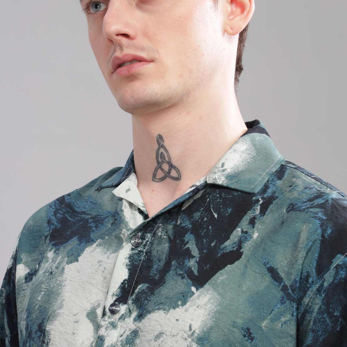 Oversize Printed Cuban shirt