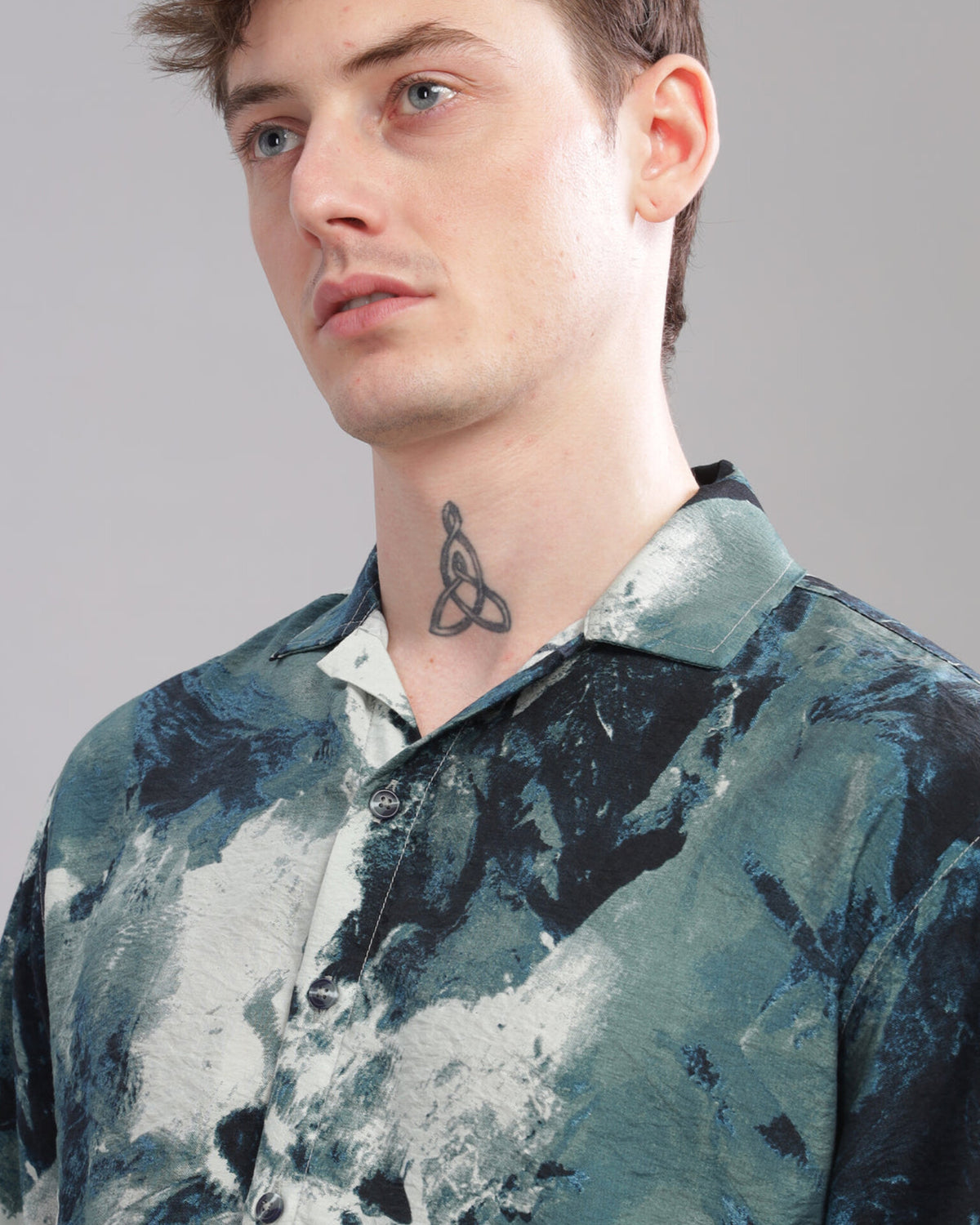 Oversize Printed Cuban shirt