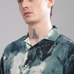 Oversize Printed Cuban shirt
