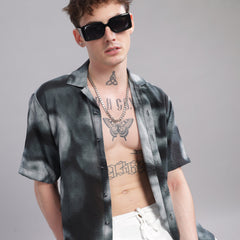 Oversize Printed Cuban shirt