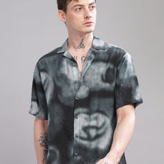 Oversize Printed Cuban shirt