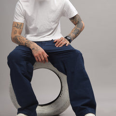 Baggy Cargo Pants - Blue
