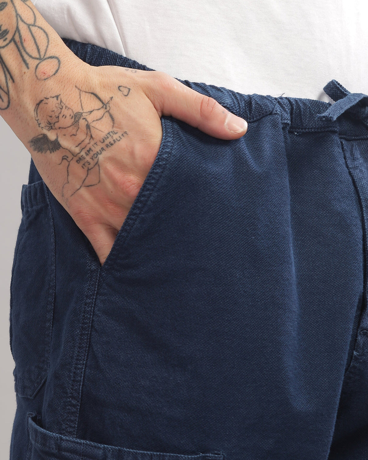 Baggy Cargo Pants - Blue