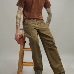 Baggy Cargo Pants - Brown