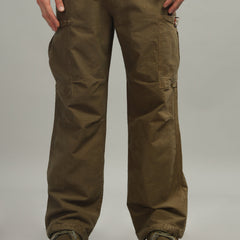 Baggy Cargo Pants - Brown