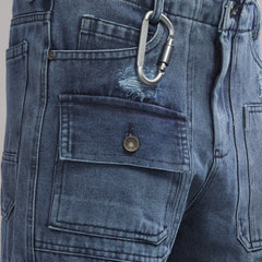 Denim Cargo - Dark Blue