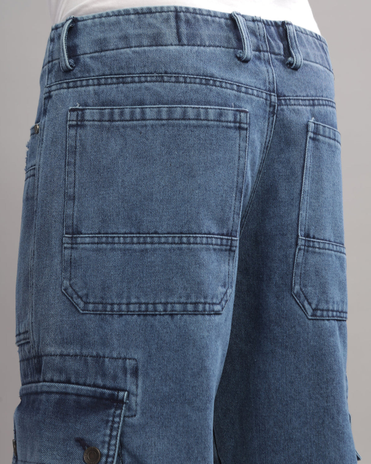Denim Cargo - Dark Blue