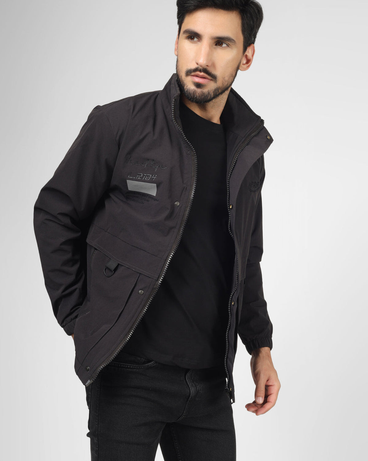 Harrington Jacket - Dark Gray