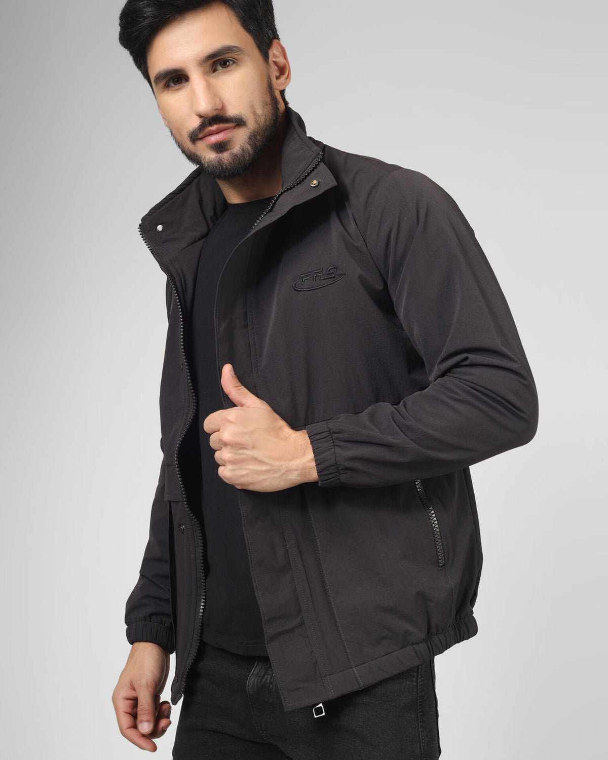 Harrington Jacket - Dark Gray