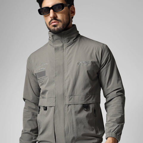 Harrington Jacket - Light Grey