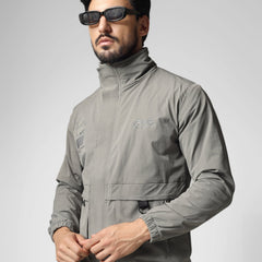 Harrington Jacket - Light Grey