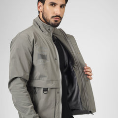Harrington Jacket - Light Grey