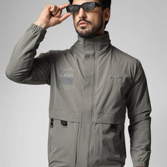 Harrington Jacket - Light Grey