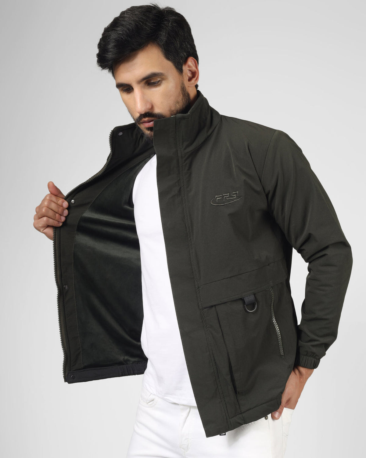 Harrington Jacket - Olive Green