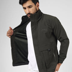 Harrington Jacket - Olive Green