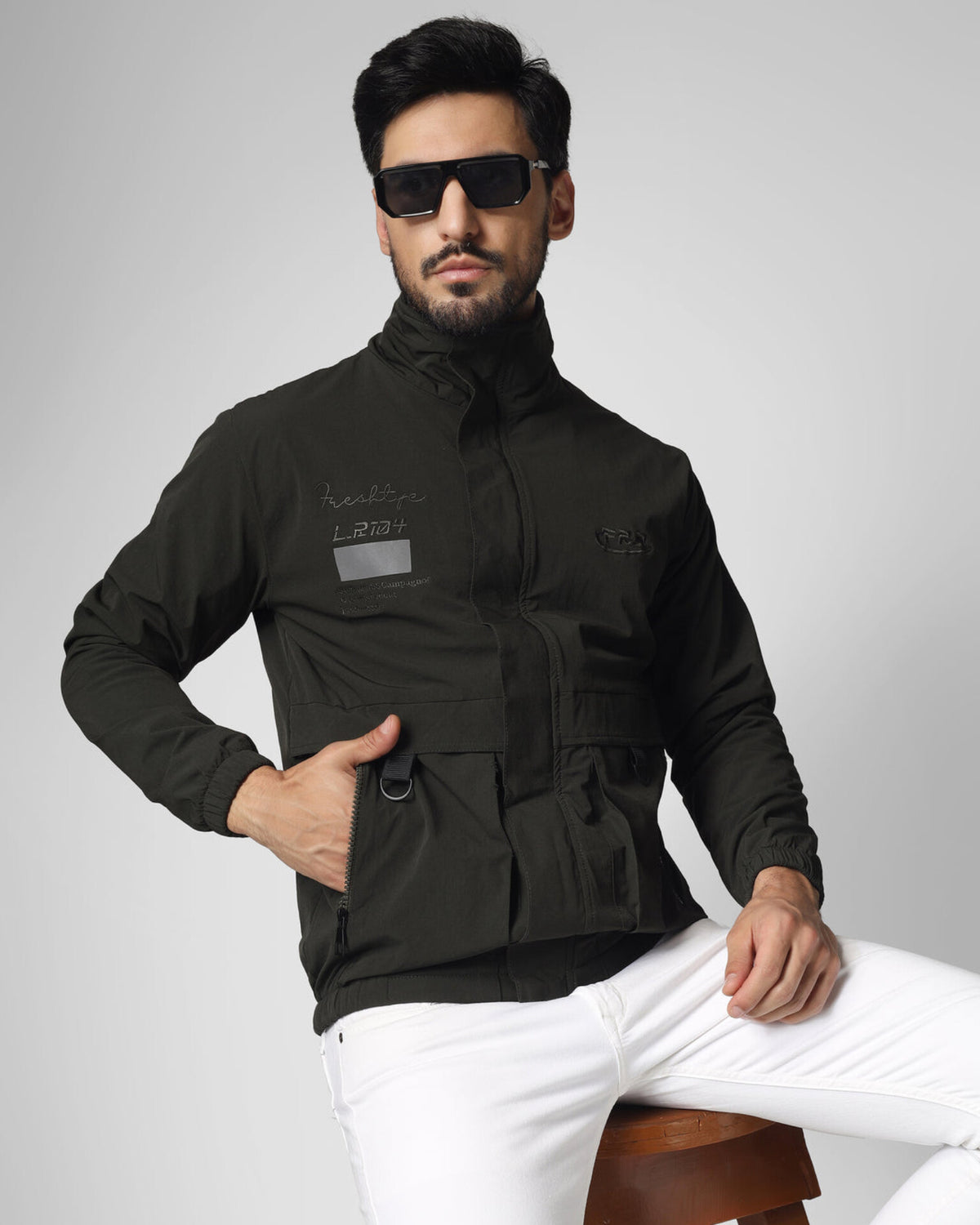 Harrington Jacket - Olive Green