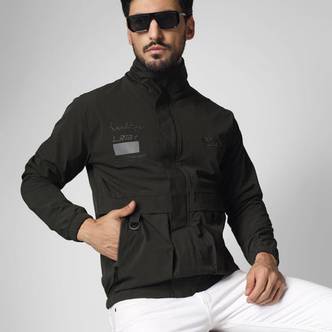 Harrington Jacket - Olive Green